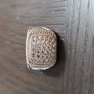 Judith Ripka 925 SS Cz ring